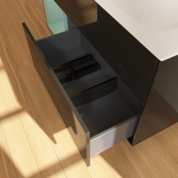 Villeroy Boch Finion F060GMPH Тумба под раковину 1196х498 мм (olive matt/glossy black)