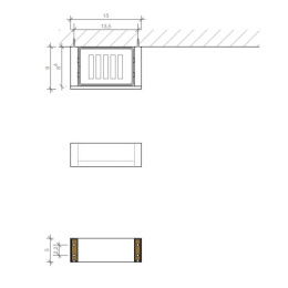 Мыльница Decor Walther Brick (0591134), никель