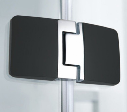 Фото Koller Pool Neon N90KCB Душевой уголок 900*900*1950 мм (профиль хром с чёрными вставками | витраж пр