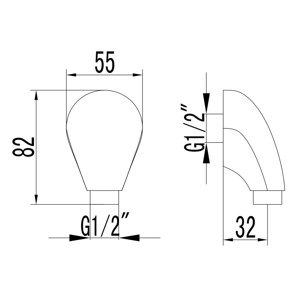Подключение для душевого шланга Lemark (LM4883C) хром