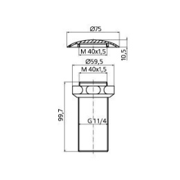 Донный клапан Ideal Standard (A3489AA)