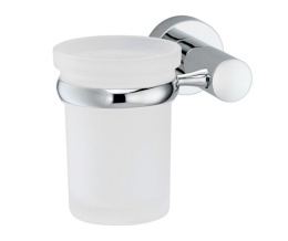 Стакан стеклянный с держателем WasserKRAFT Donau 9428