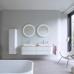 Зеркало с подсветкой Duravit Happy D.2 Plus HP7481S0000, хром