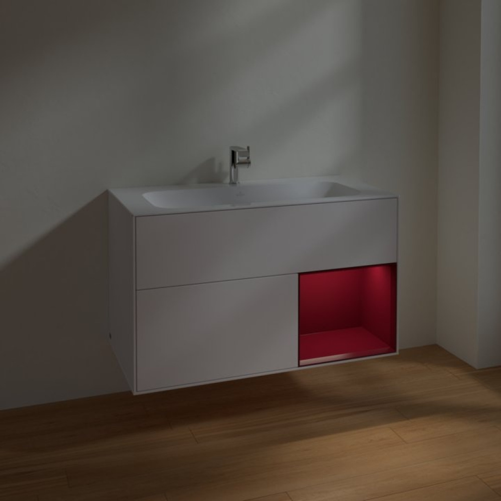Villeroy Boch Finion F040HBMT Тумба под раковину 996х498 мм (peony matt/white matt)