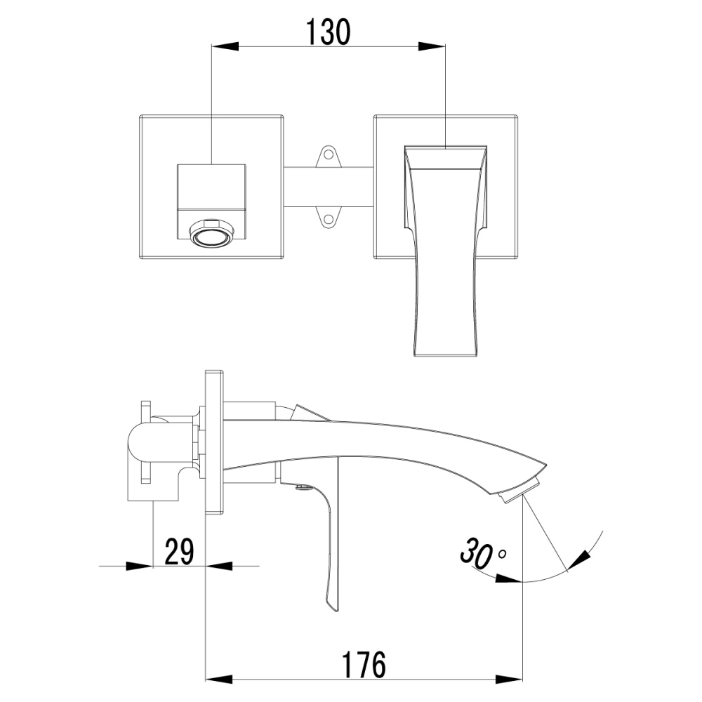 Смеситель для раковины Lemark Unit (LM4526C)