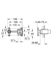 Фото Grohe Grohe 23200000 Скрытая часть смеситель для раковины