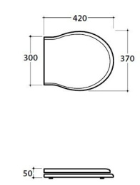 Фото Сидение с крышкой для унитаза Globo Paestum (PA142)