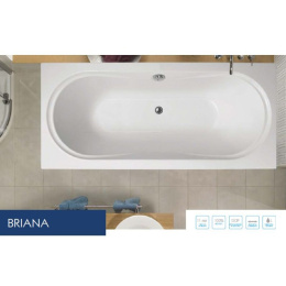 Акриловая ванна 180x80 Vagnerplast (VPBA180BRI2X-04), прямоугольная