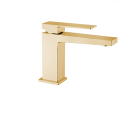 Фото Смеситель для раковины Webert Pegaso PE830102794, матовое золото