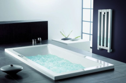 Фото Полотенцесушитель водяной Margaroli Cometa 7-480 748004CR, высота 85 см, ширина 35 см, хром