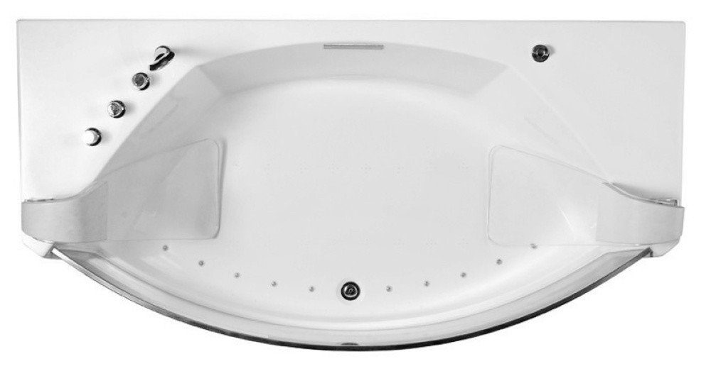 Фото Акриловая ванна 200x105 Gemy (G9079), прямоугольная-асимметричная