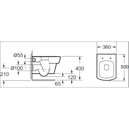 Подвесной унитаз BelBagno Mattino BB1060CH