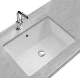Фото KERASAN SLIM 022901 Раковина  встраиваемая под столешницу 500мм, цвет белый