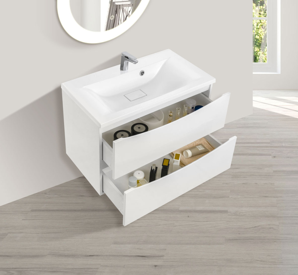 Фото База под раковину Vincea Mia (VMC-2MA800GW) G.White