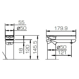 Фото Смеситель для умывальника Bravat Gina (F165104C-ENG)
