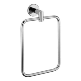 Фото Nofer 16504.B Вешалка для полотенец квадратная Line глянец