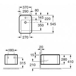 Биде подвесное Roca Element (357575000) белый