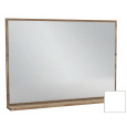 Зеркало Jacob Delafon Vivienne EB1598-N18, 100 х 70 см, с полочкой, цвет белый глянцевый