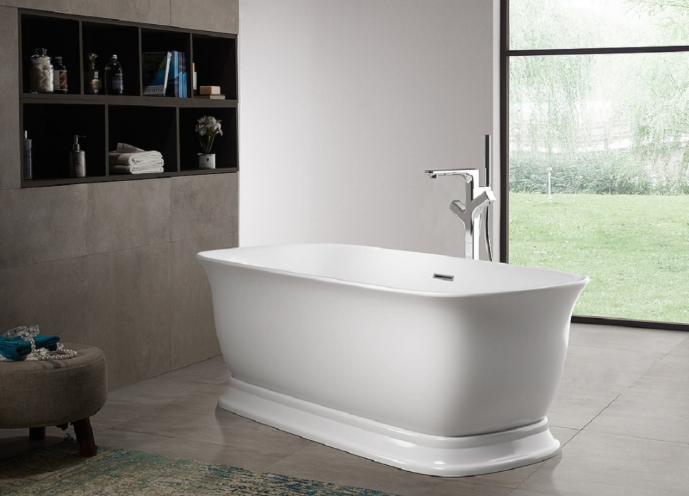 Фото Акриловая ванна 170x80 BelBagno (BB400-1700-800), округлая