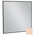 Зеркало Jacob Delafon Silhouette EB1425-S09, 80 х 80 см, лакированная рама телесный сатин