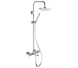 Фото Душевая система со смесителем REMER Class Line (L34X7MMM20BO) белый, матовый