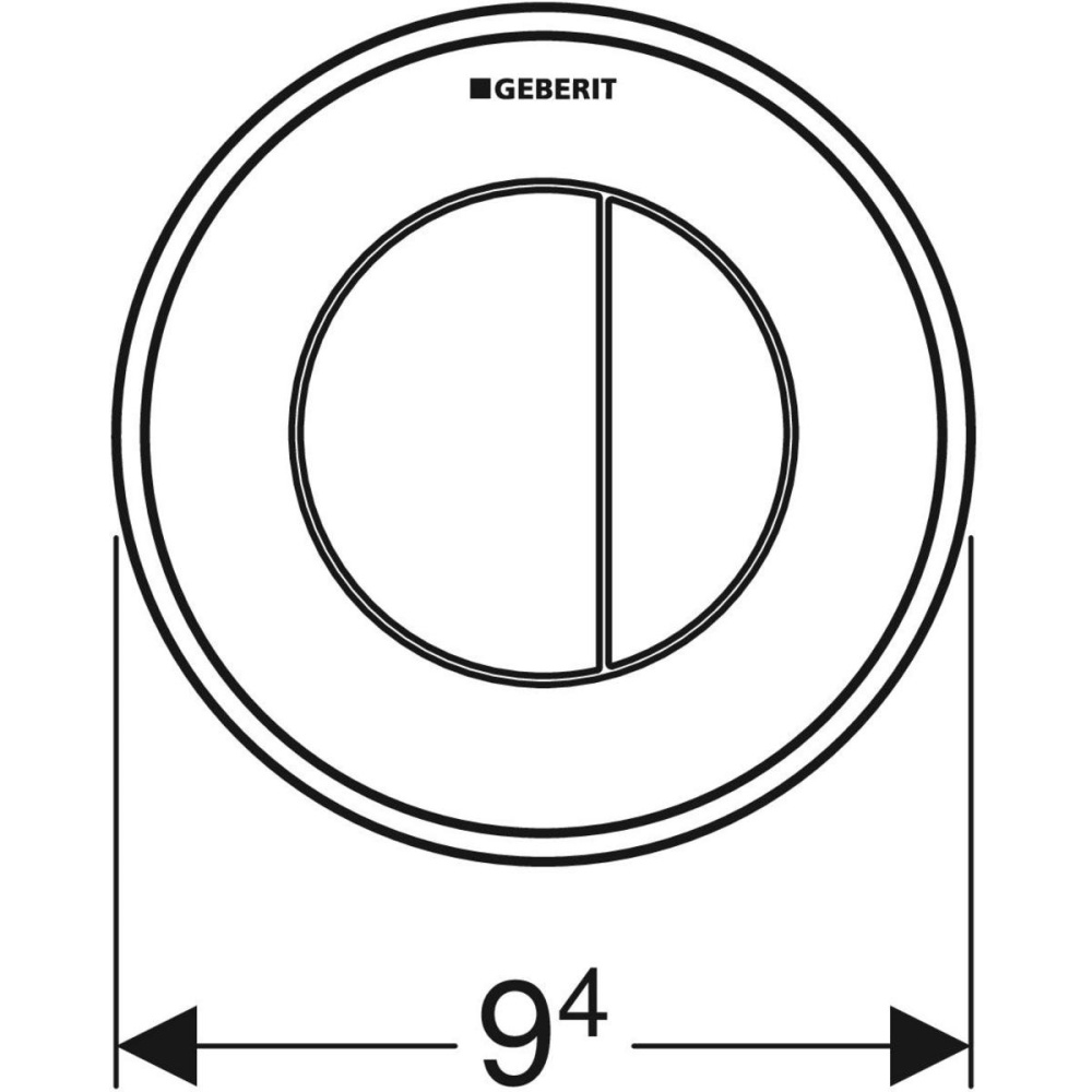 Клавиша смыва Geberit (116.056.KH.1)