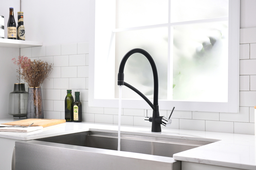 Смеситель для кухни Paulmark Siegen (Si213111-401) антрацит