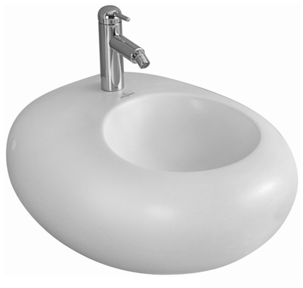 Фото Villeroy&Boch Pure Stone 547001R2 Биде подвесное (ярко-белый)