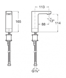 Фото Смеситель для раковины Roca L90 (5A5701C00) хром