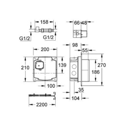 Переключатель Grohe 36264000