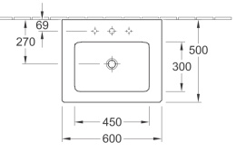 База с раковиной Venticello A923 01DH+4124 60R1