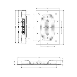 Верхний душ 28418000 Hansgrohe Raindance Rainmaker AIR с подсветкой