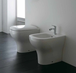 Биде напольное Globo Argento (GEA09.BI) белый