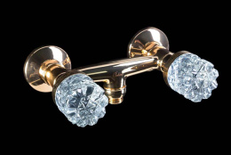 Фото Смеситель для душа Boheme Crystal (294-CRST) золото
