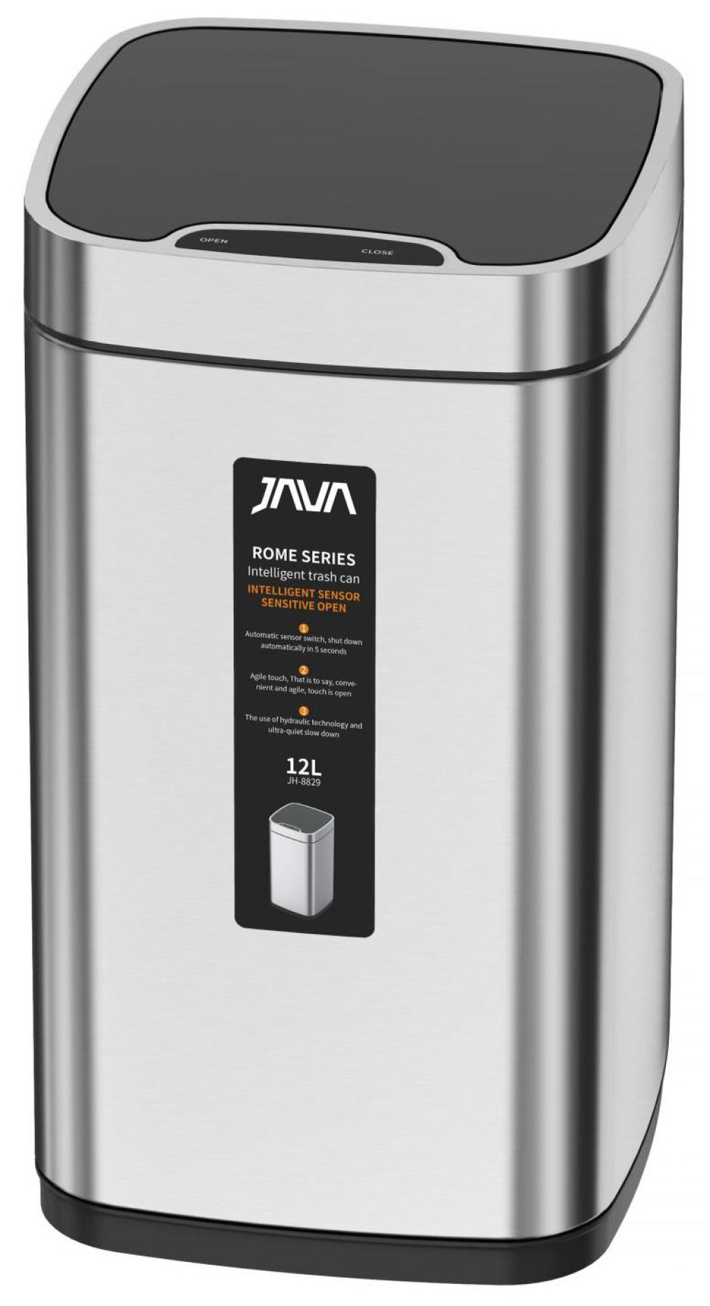 JAVA S-883-12L Сенсорное ведро 12 л