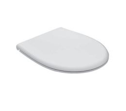 Фото Сиденье с крышкой для унитаза Globo Bowl+ (BPR20BI) хром, белый