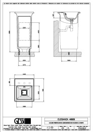 Фото Раковина напольная Gessi Eleganza (46826#800) черный