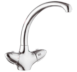 Смеситель для кухни термостатический с кнопкой безопасности REMER RR E 40