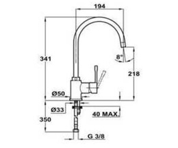 Teka Alaior 559950210 Смеситель для мойки