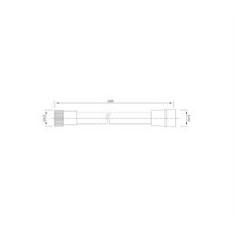 Omnires 029GL Душевой шланг 029 150 см (золото)
