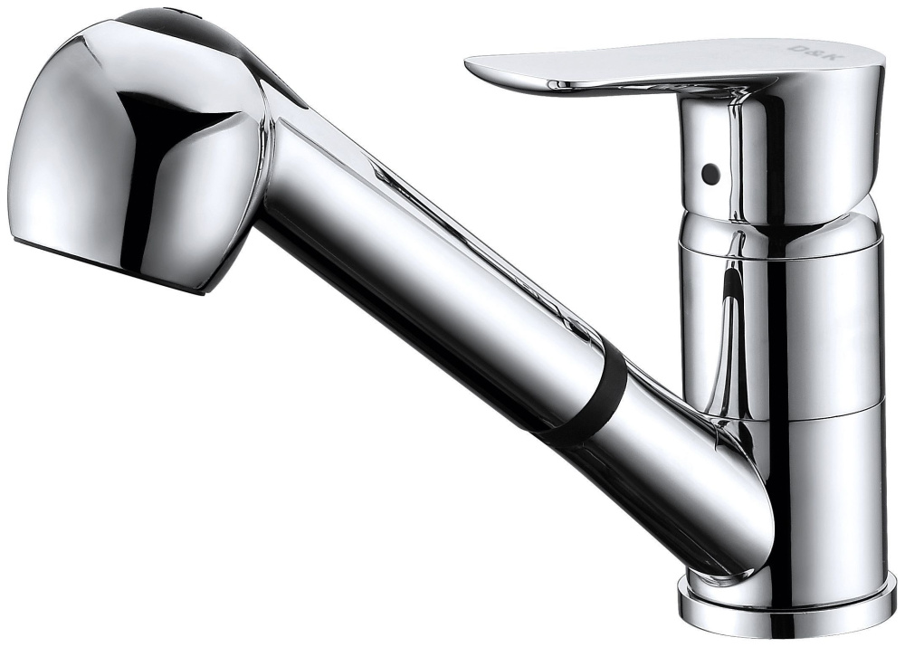 Фото Смеситель для кухни с выдвижной лейкой D&K Rhein Reisling (DA1272501)