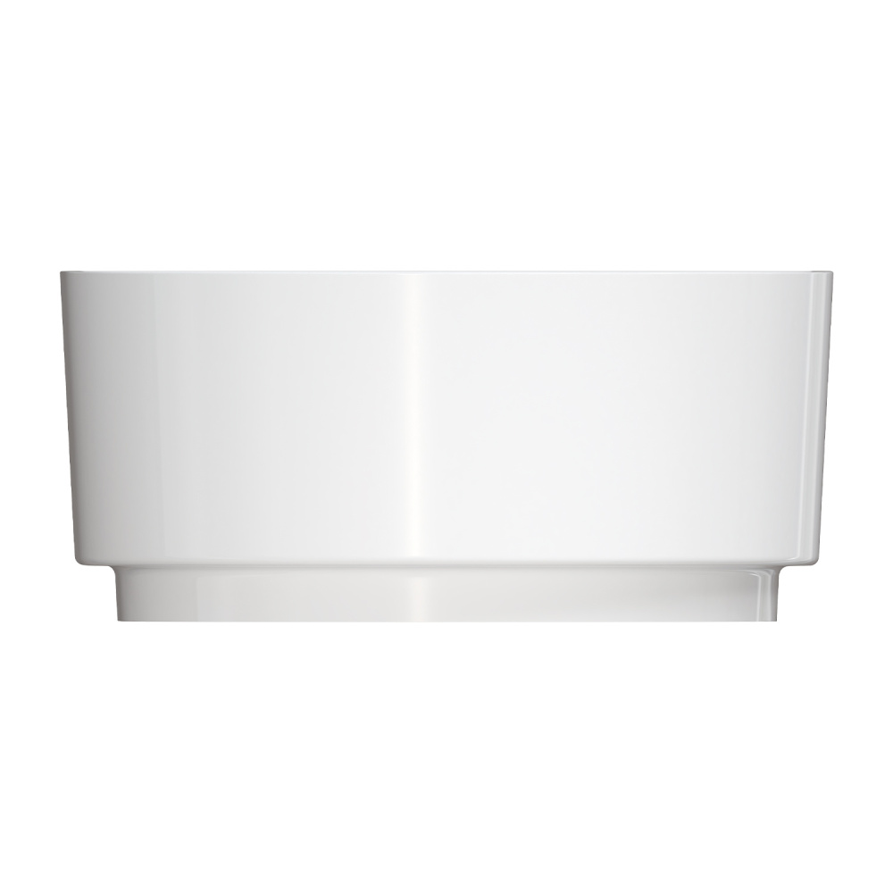 Умывальник OMNIRES MARBLE+ CADENCE 42x37x19 см CADENCE420BP (белый глянец)