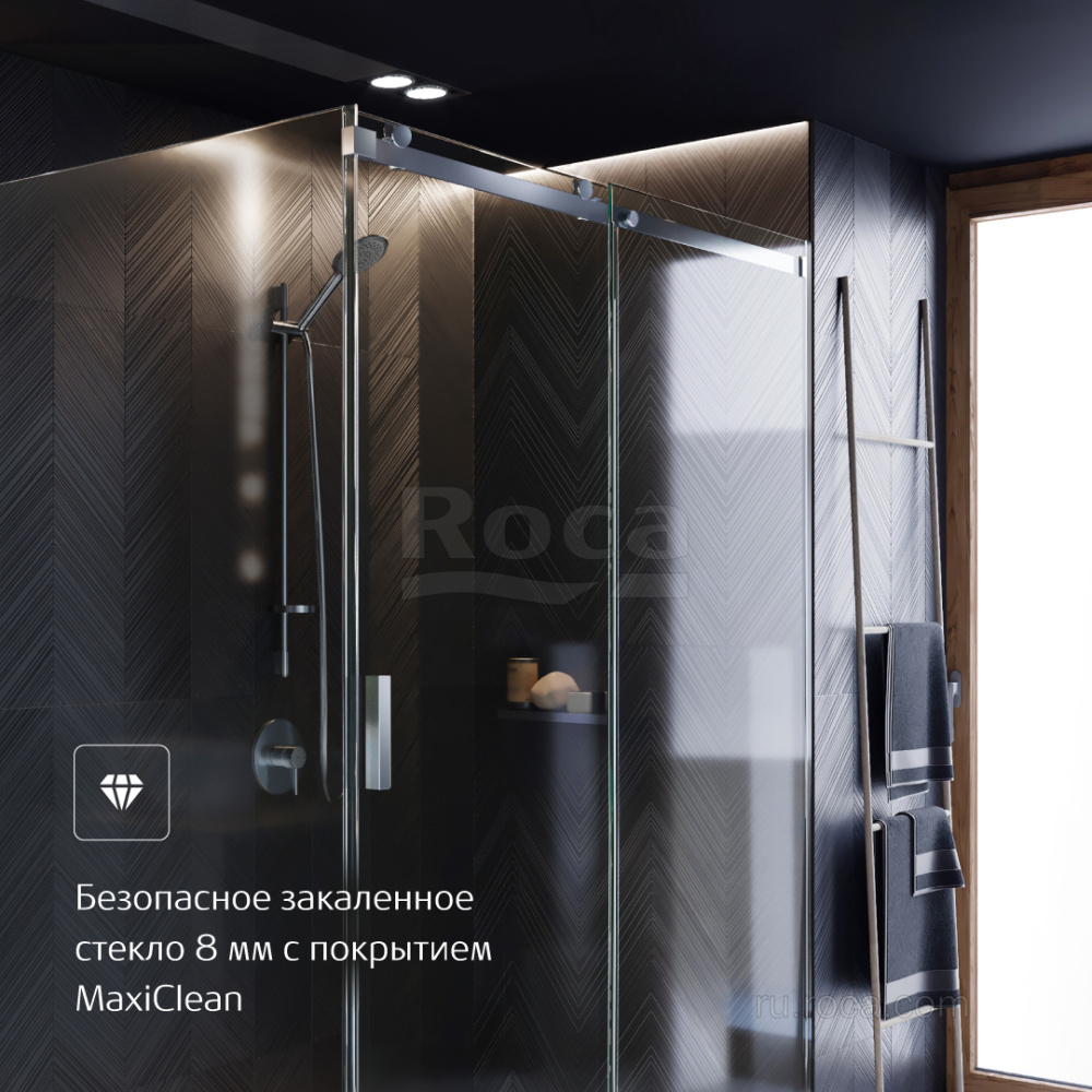 Душевое ограждение Roca Area (MP05L6012M) хром