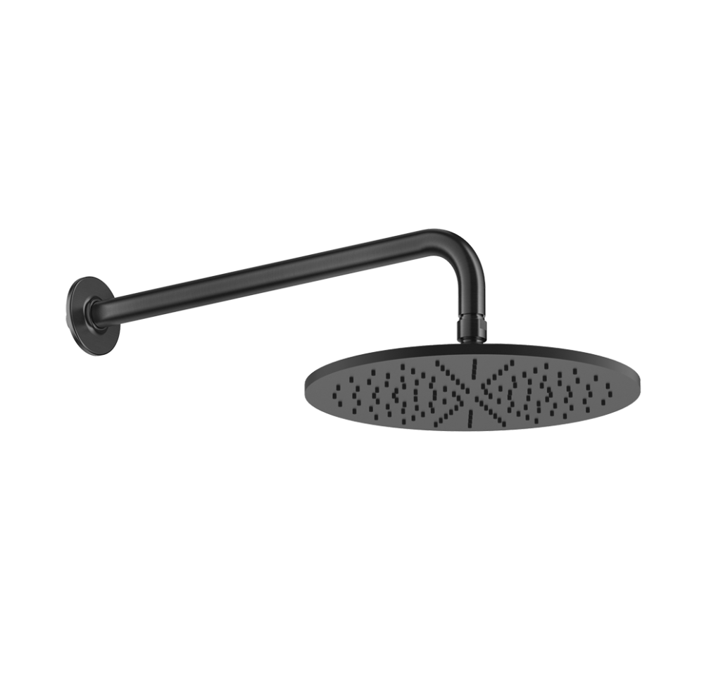 Фото Душевая головка настенная Gessi Inciso 58248#299 nero XL