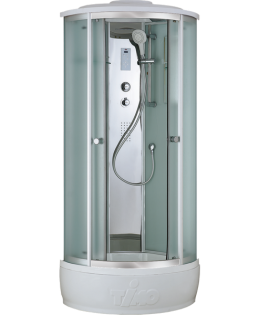 Душевая кабина 80x80x215 Timo (T-8880C) С гидромассажем, акрил, Поддон глубокий