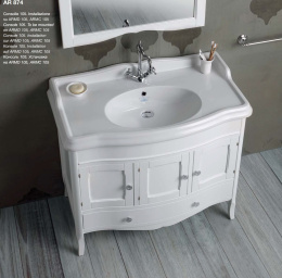 SIMAS Arcade AR874bi+F89 Раковина 105см