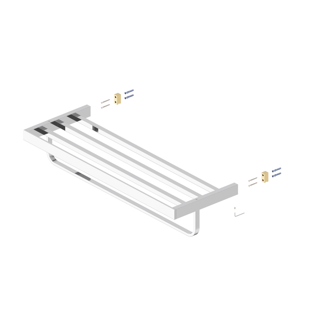 Фото Полка для полотенец Timo Petruma 15258/00 хром