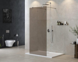 Фото Душевой уголок Cezares Relax RELAX-AH-2-100/80-C-Bi, 100 х 80 см, стекло прозрачное, цвет профиля бе