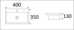 Умывальник CeramaLux 9595-40