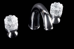 Фото Смеситель для раковины Boheme Crystal (277-CRST) хром